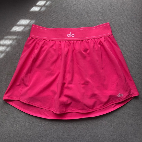 Alo Yoga Match Point Tennis Skirt Pink Fuchsia S - Picture 8 of 14